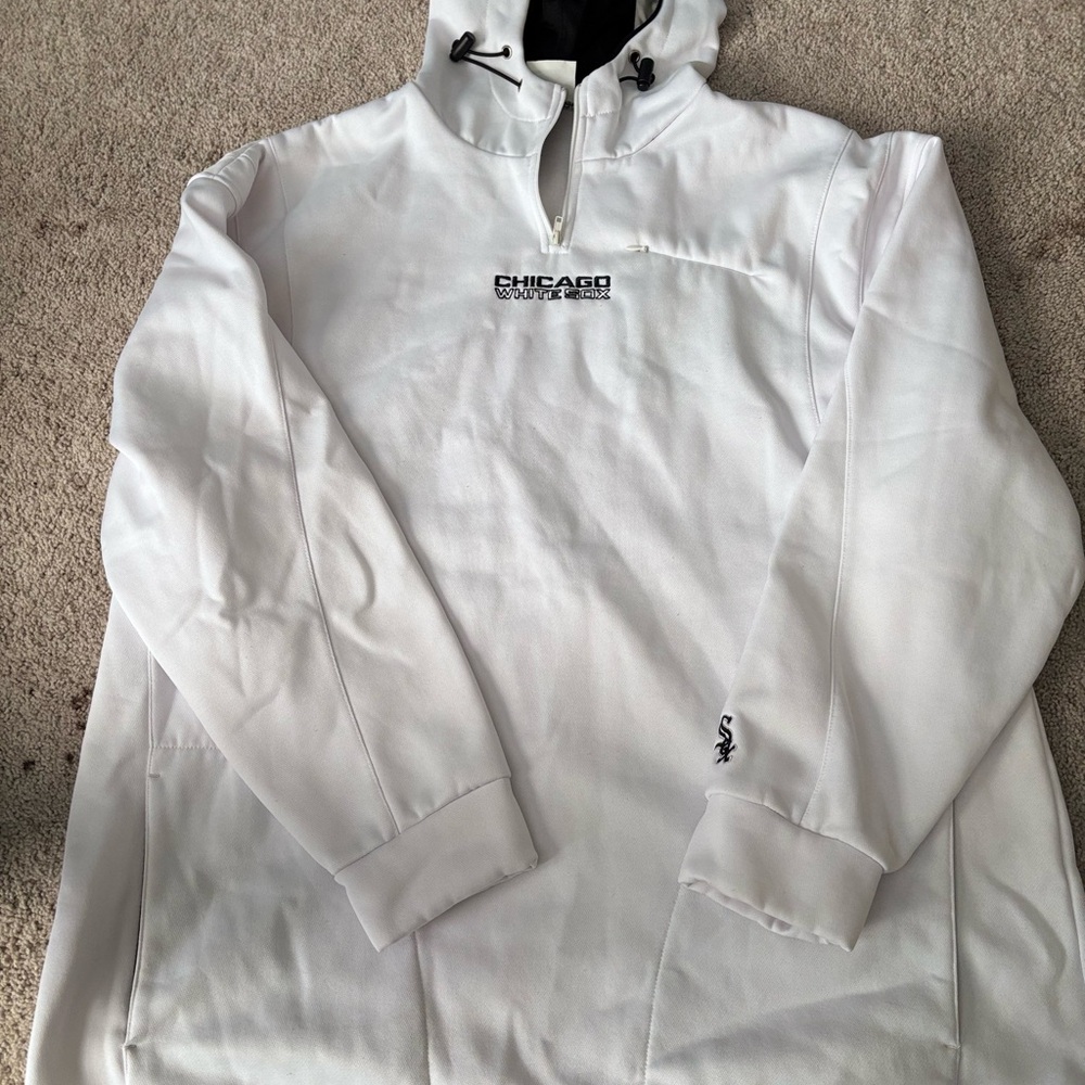 White Chicago Pullover Hoodie
